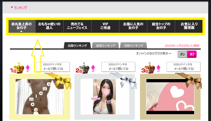 DXLIVEのランキング