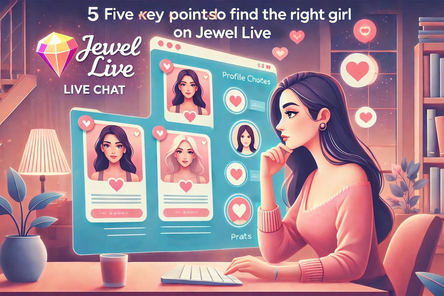 ジュエルライブで失敗しない女の子の探し方5選を徹底解説