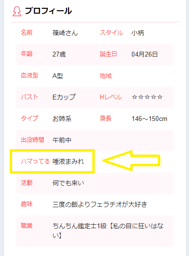 唾液プレイが得意