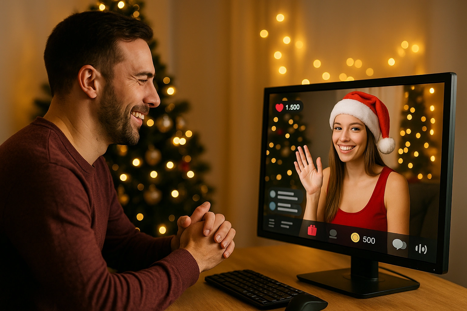クリスマスシーズンにおすすめのアダルトライブチャット4選