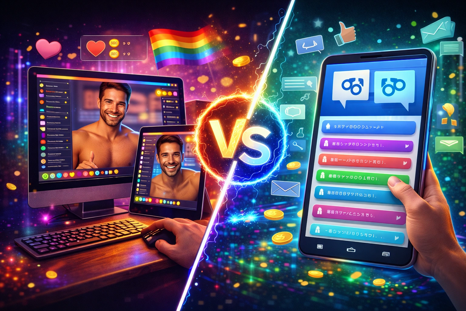 アダルトライブチャットとゲイ掲示板の違いを解説