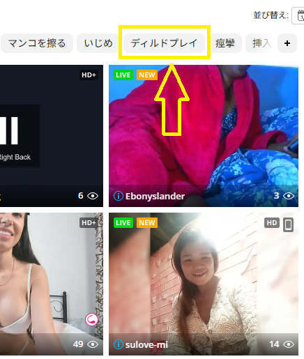 ディルドプレイ